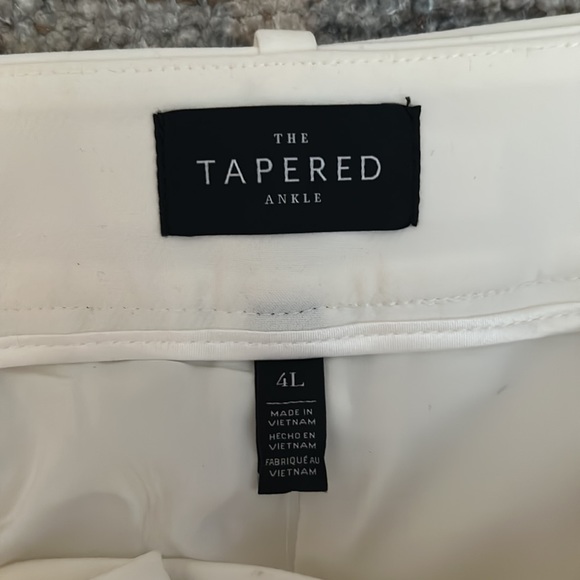 White House Black Market White Tailored Trousers (Size Women’s 4L)! Never worn. - Picture 2 of 4